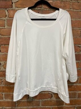 Eileen Fisher Organic Cotton Scoop Neck Top | Size 3X | Great Quality